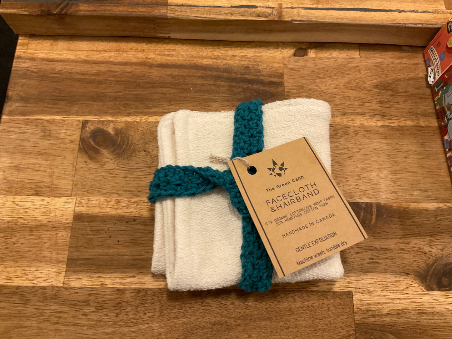 Hemp Facecloth & Hair Band | The Green Cann