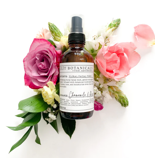 Chamomile Rose Floral Facial Tonic | Lilit Botanicals