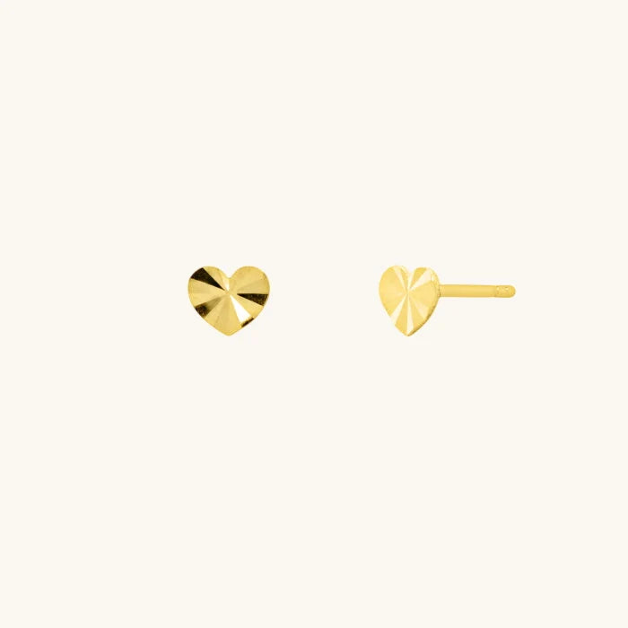 Solid Gold Stud Earrings | OLAEDA