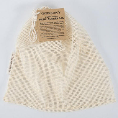 Organic Cotton Mesh Laundry Bag | Cheeks Ahoy