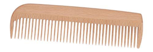 These beautiful wooden combs are manufactured of native beechwood and has anti-static properties.