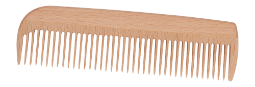 These beautiful wooden combs are manufactured of native beechwood and has anti-static properties. 