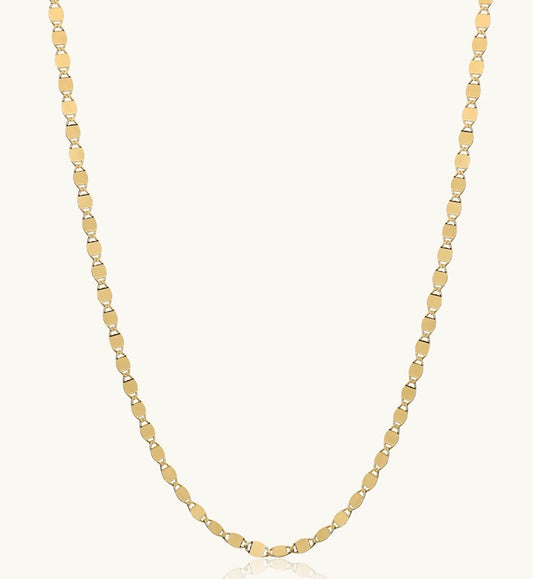 Valentino Necklace (14"+1) | 10k Solid Gold|OLAEDA