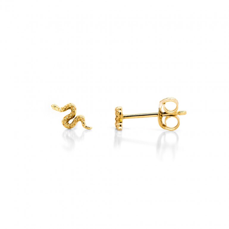 Solid Gold Stud Earrings | OLAEDA