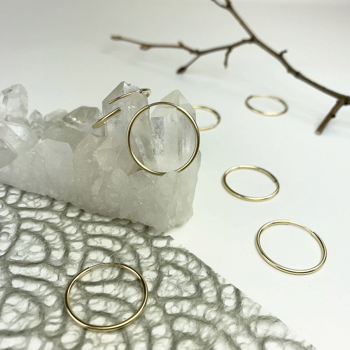 Endless Hoop Earrings (24mm) | OLAEDA