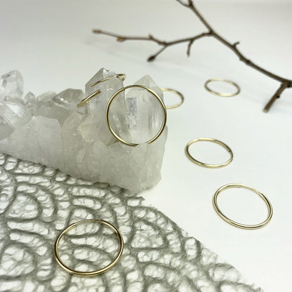 Endless Hoop Earrings (24mm) | OLAEDA