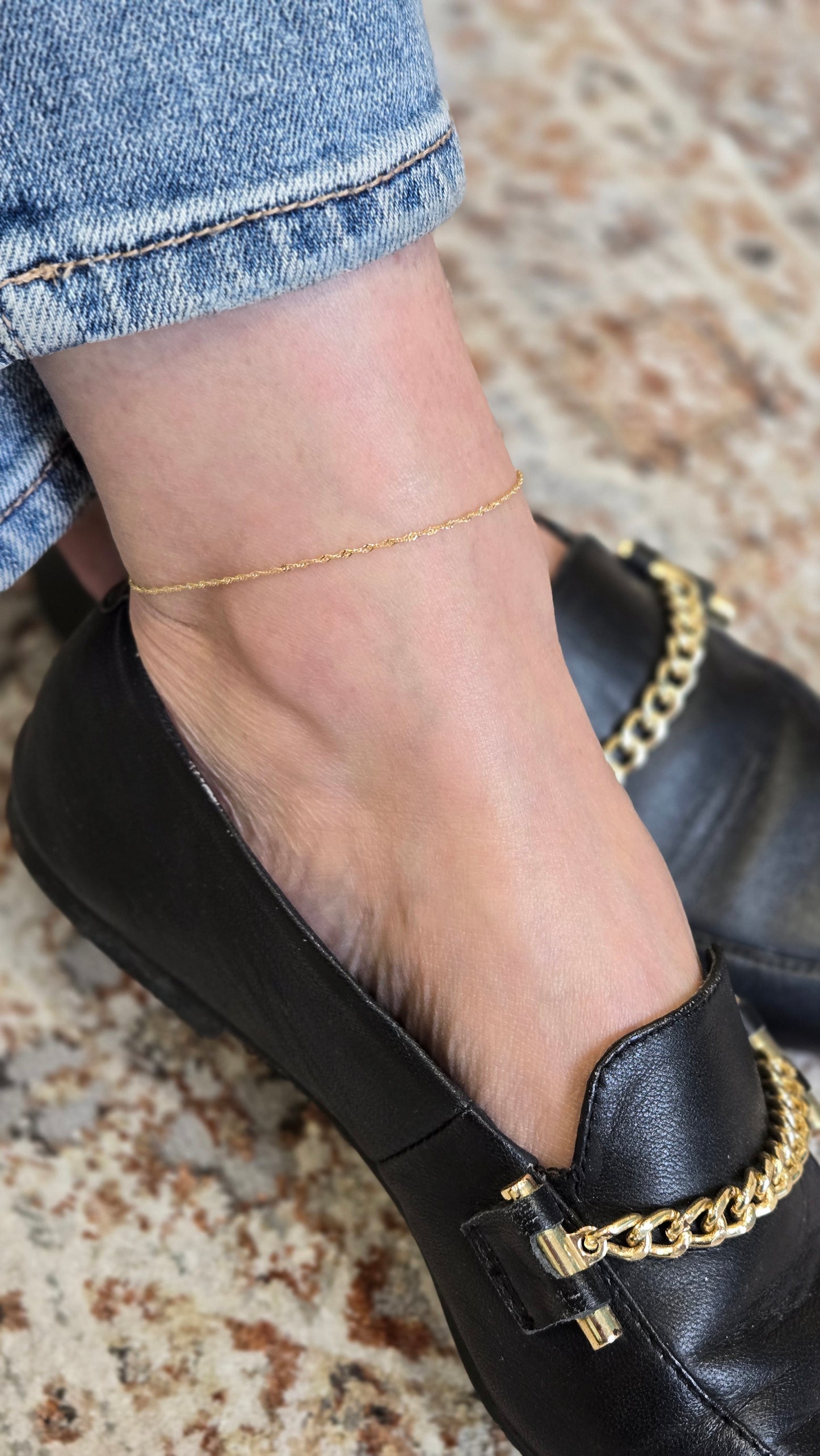Anklets 10k Solid Gold | OLAEDA
