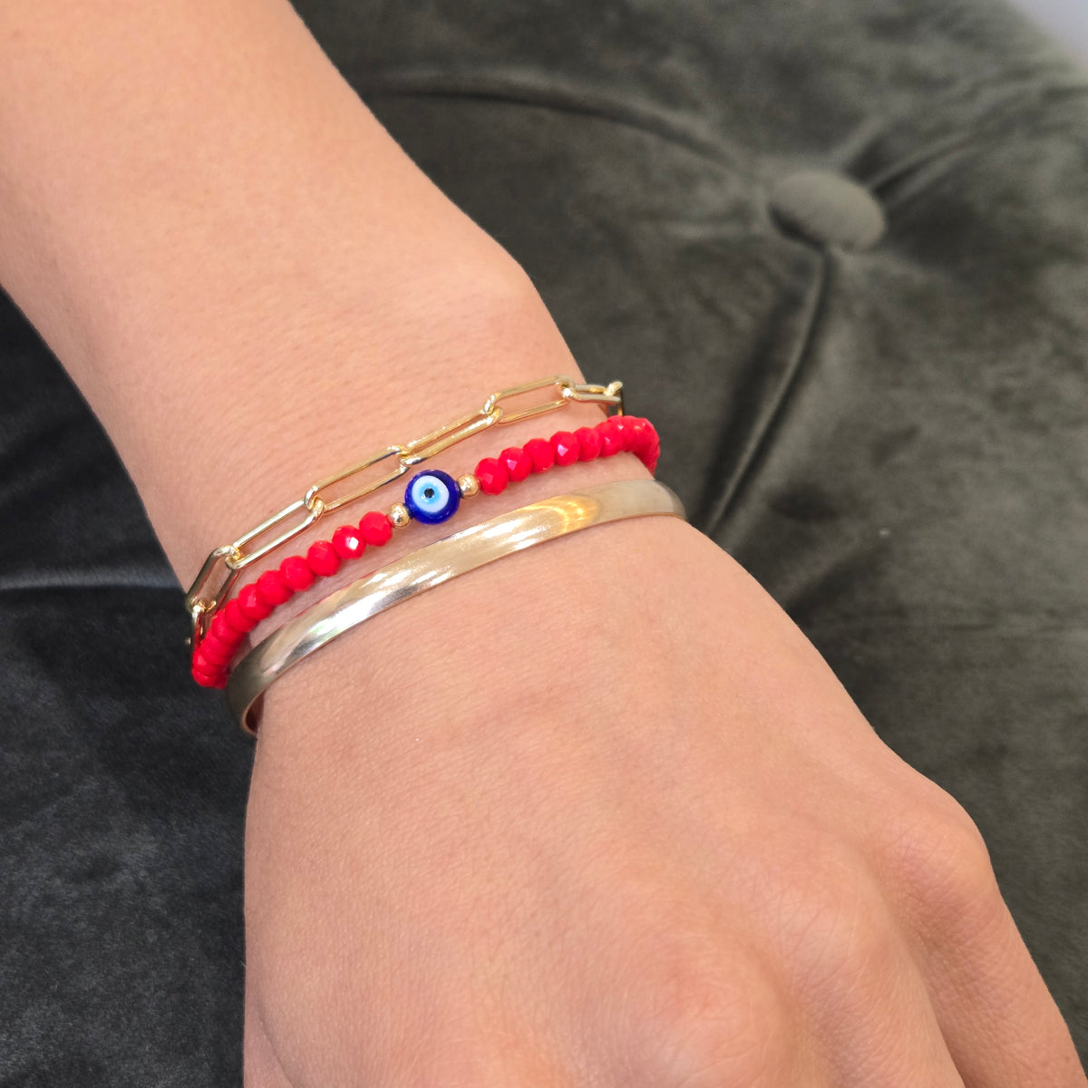 Evil Eye Stretch Bracelet | OLAEDA