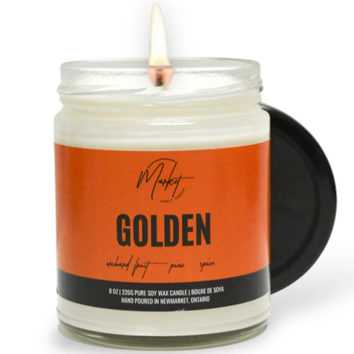 Golden Soy Candle | Market Candle Company