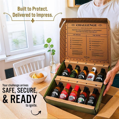 Challenge Box – 10-Level Hot Sauce Tasting | La Pimenterie