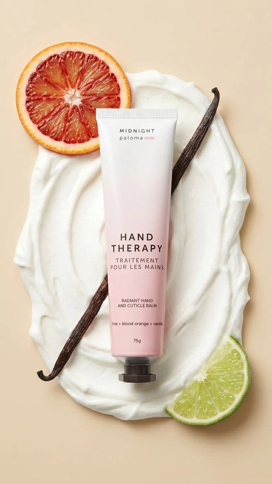 Hand Therapy Hand Cream - Lime, Blood Orange and Vanilla | Midnight Paloma