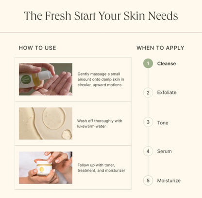 Wash Gel Cleanser by Wildcraft | Purifying Daily Facial Cleanser
