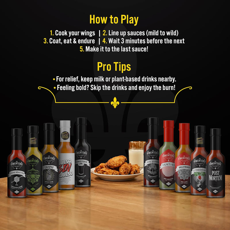 Challenge Box – 10-Level Hot Sauce Tasting | La Pimenterie
