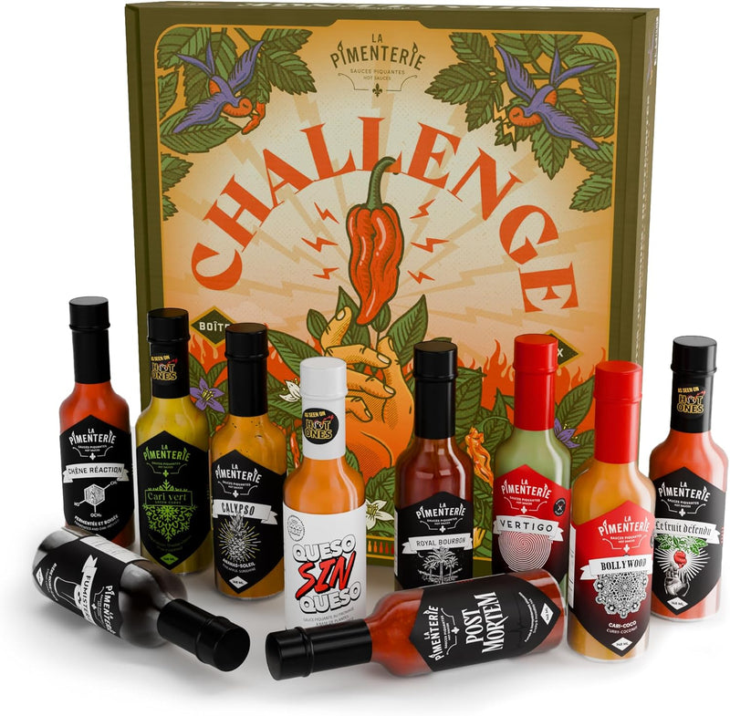 Challenge Box – 10-Level Hot Sauce Tasting | La Pimenterie