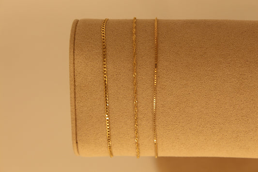 Anklets 10k Solid Gold | OLAEDA