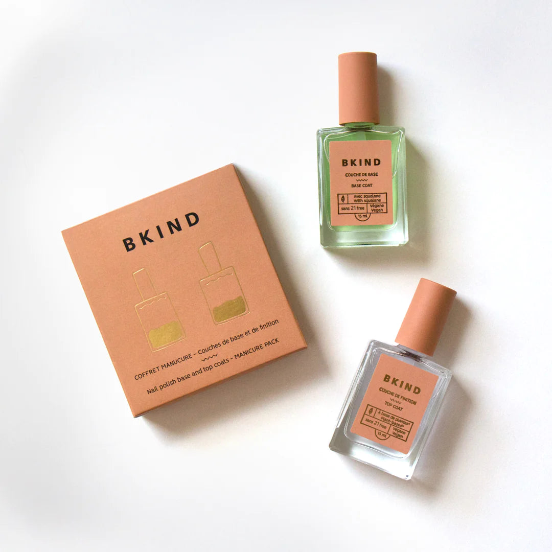 Manicure Pack - Nail Polish Base and Top Coats | BKIND