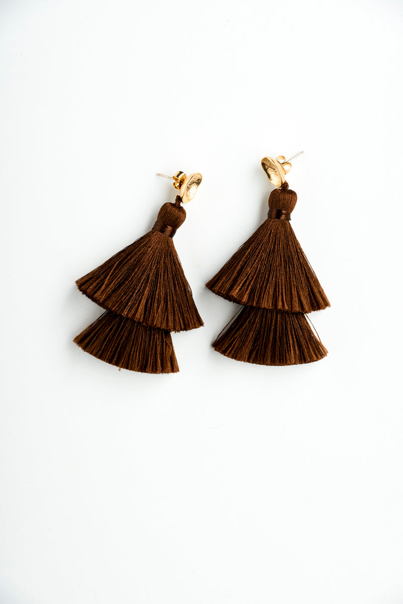 Double Take Tassle Earrings | OLAEDA