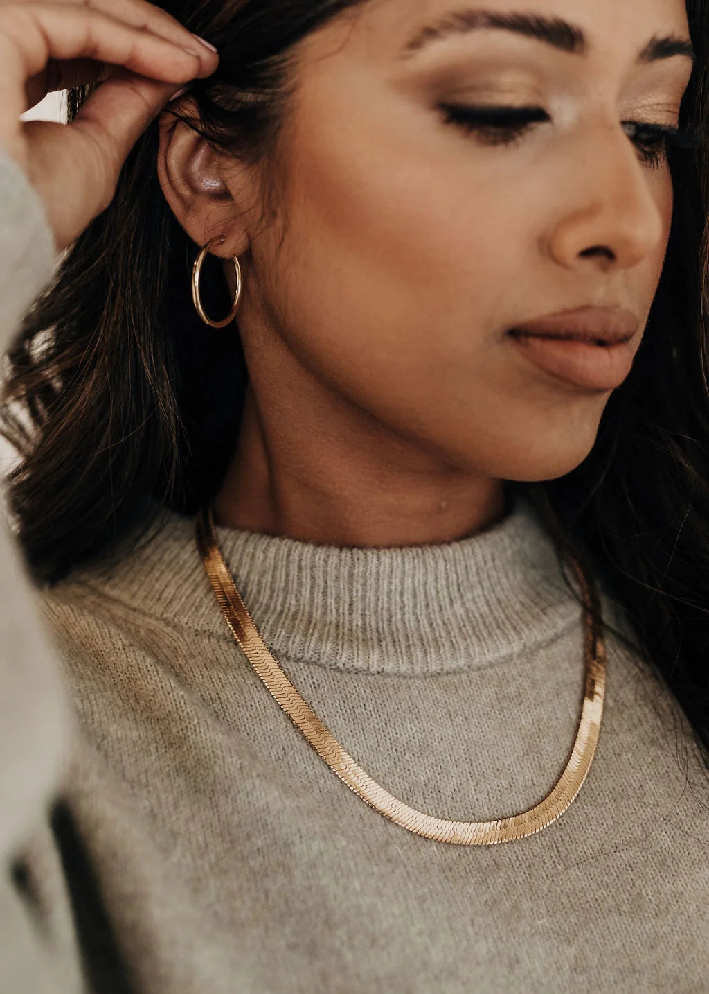 14K Gold Filled Hoops |  OLAEDA