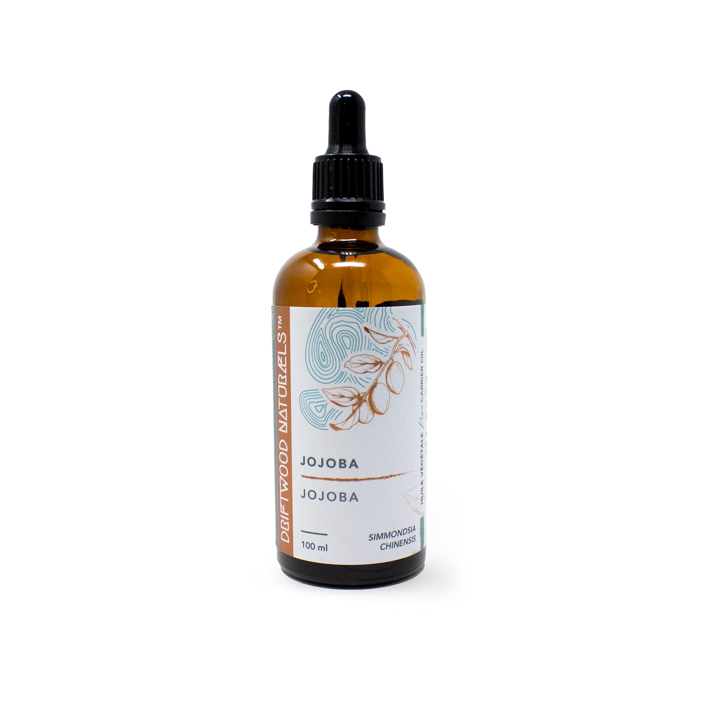 Pure Jojoba Carrier Oil 100mL | Driftwood Naturals