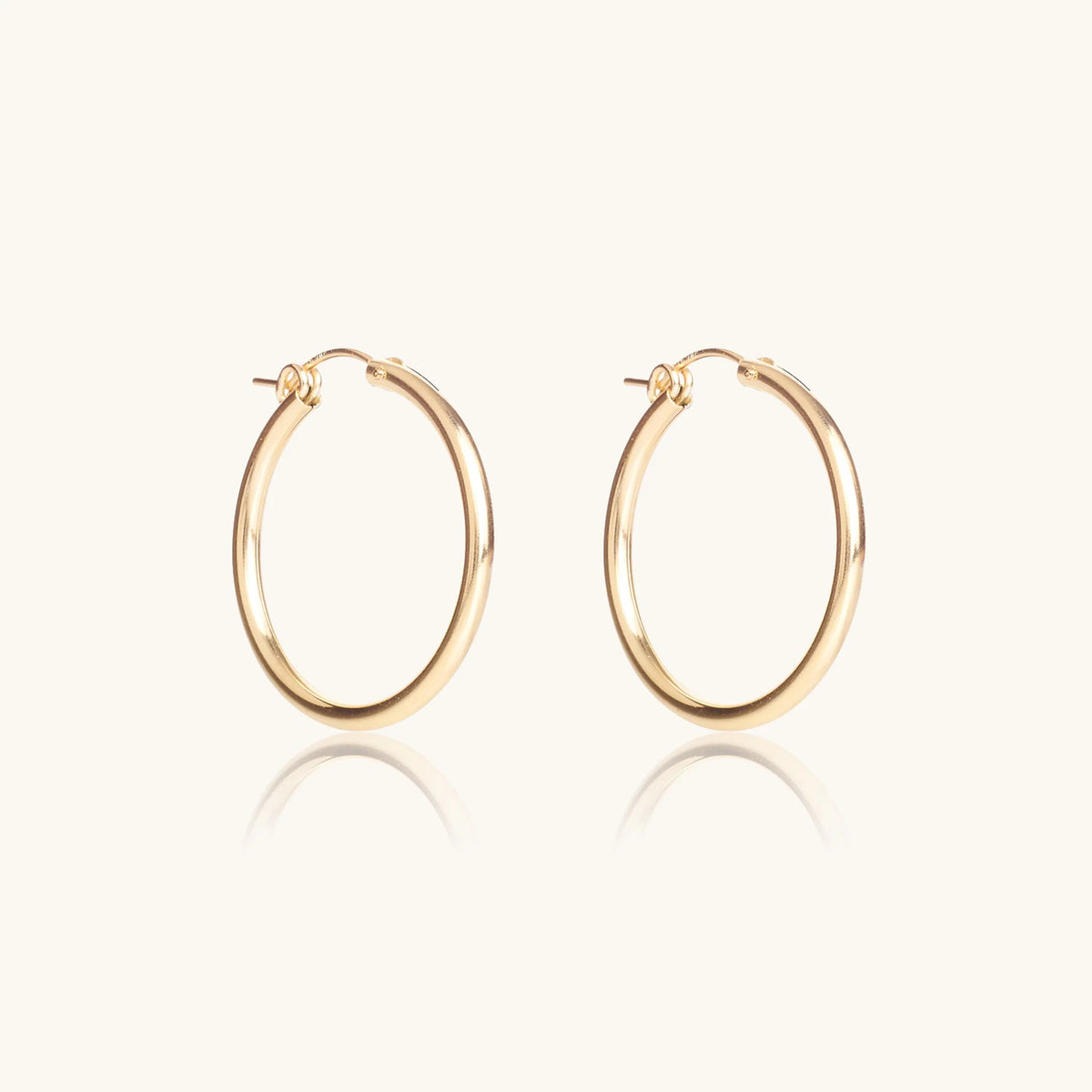 14K Gold Filled Hoops |  OLAEDA