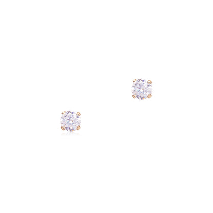 Cubic Zirconia Gold Filled Stud Earrings | OLAEDA