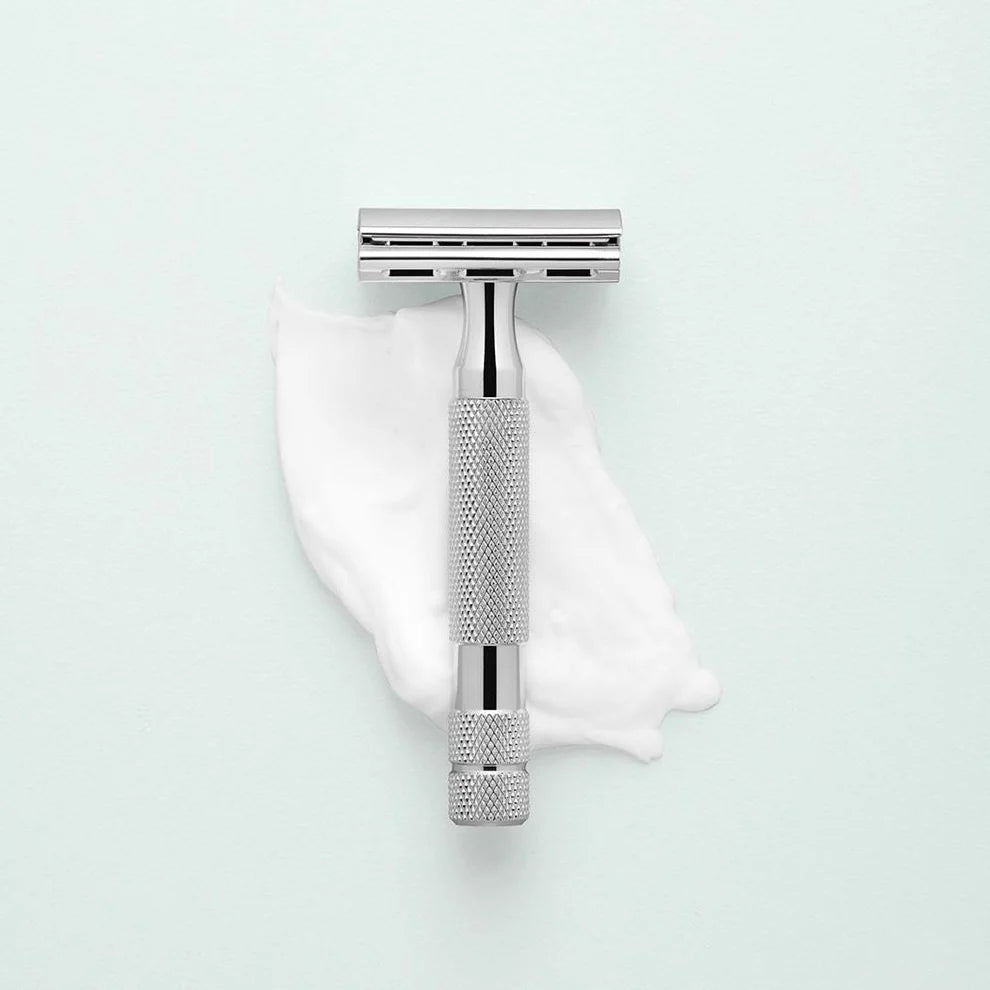 Rockwell Razors 2C Double Edge Safety Razor - White Chrome