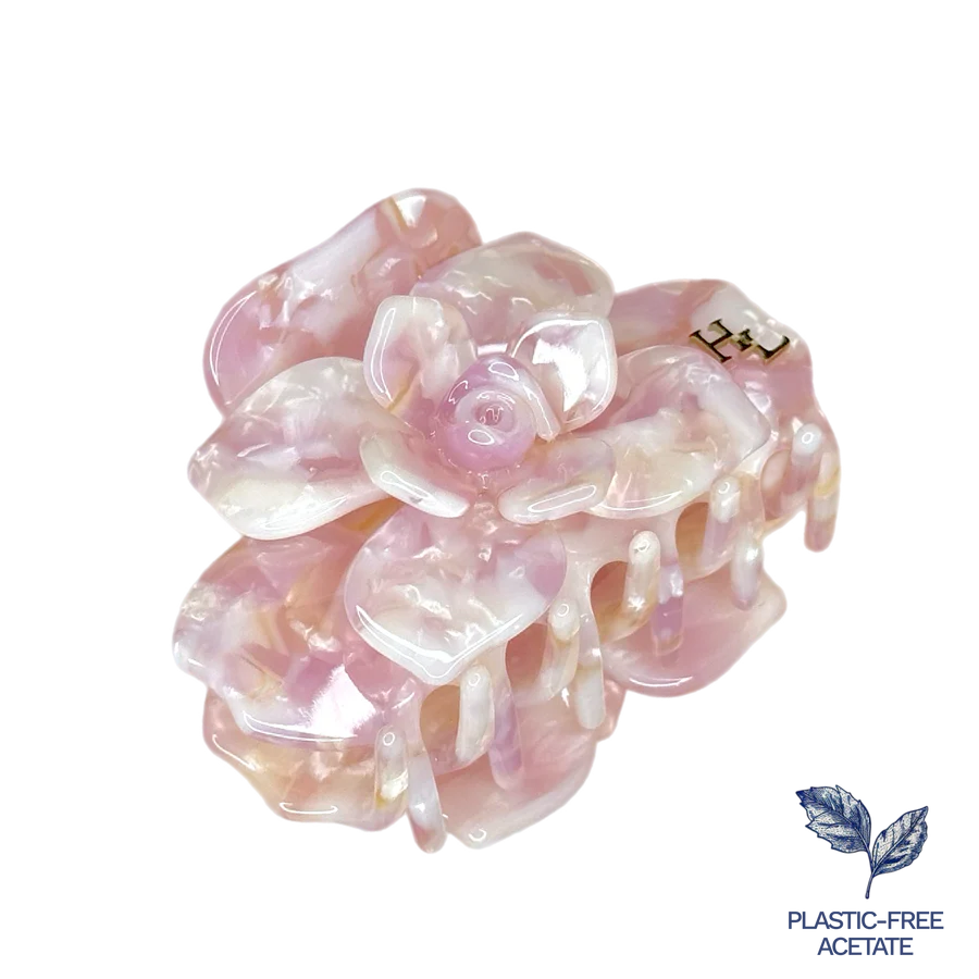 Ecofriendly Acetate Magnolia Claw Clip | HoneyLux