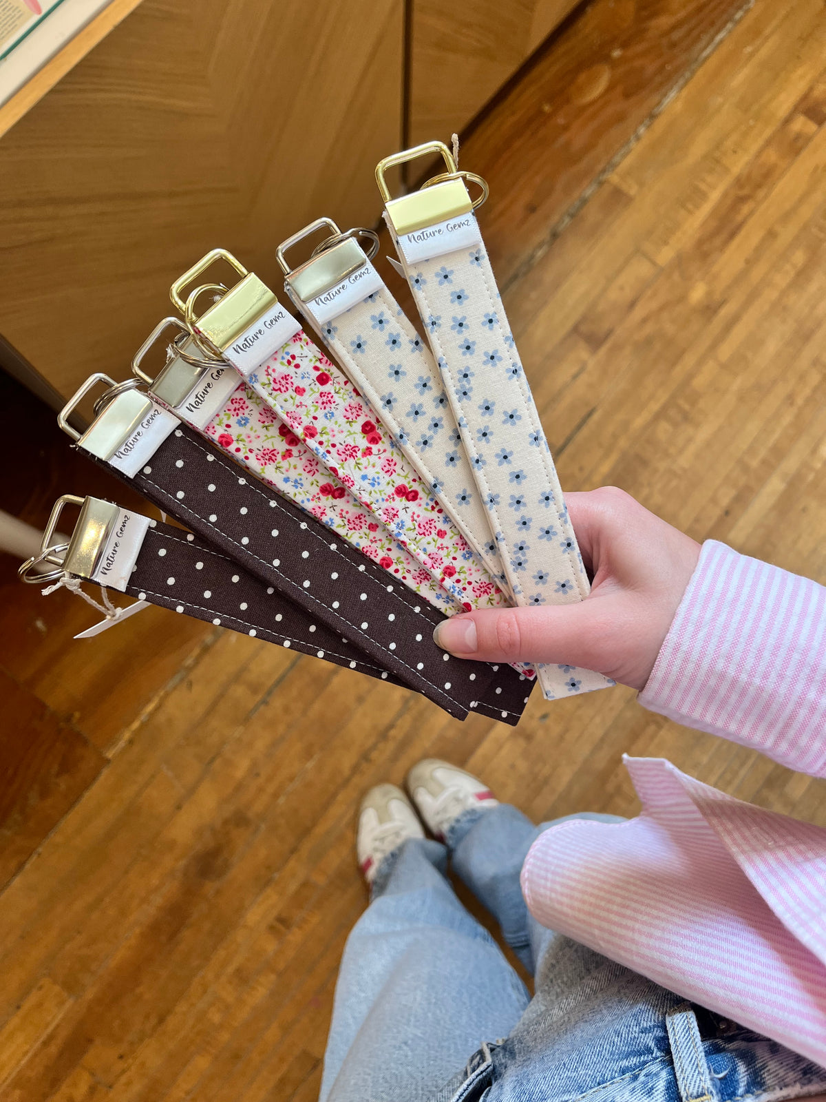 Keychain Fabric Wristlet | Nature Gemz