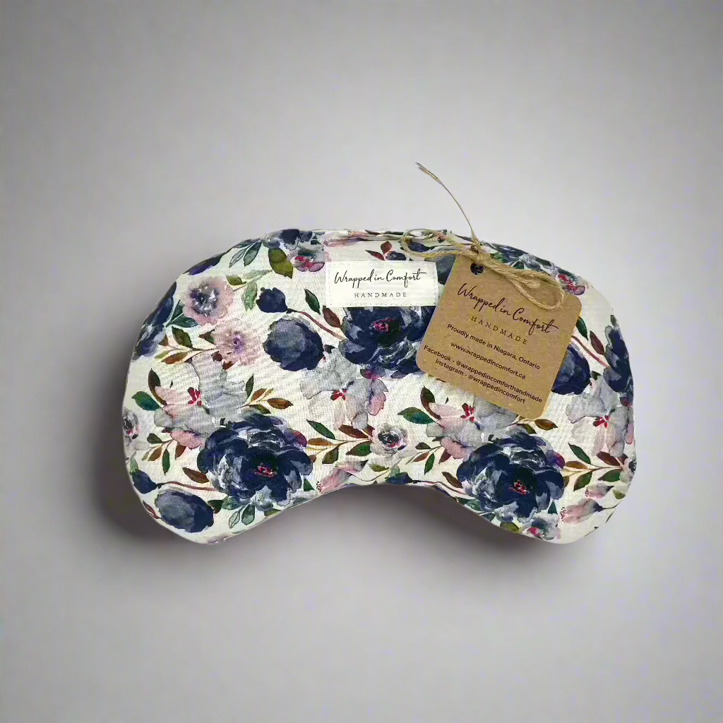 Organic Cotton Heating Pad - Bean Shaped | Wrapped in Comfort