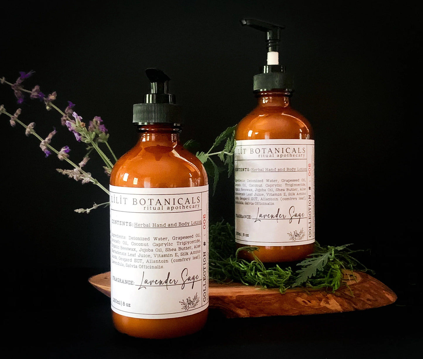 Lavender Sage Body and Hand Lotion | Lilit Botanicals
