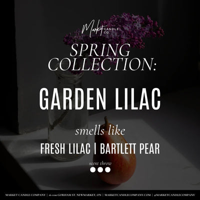 Garden Lilac Soy Candle | Market Candle Company | Spring 2024