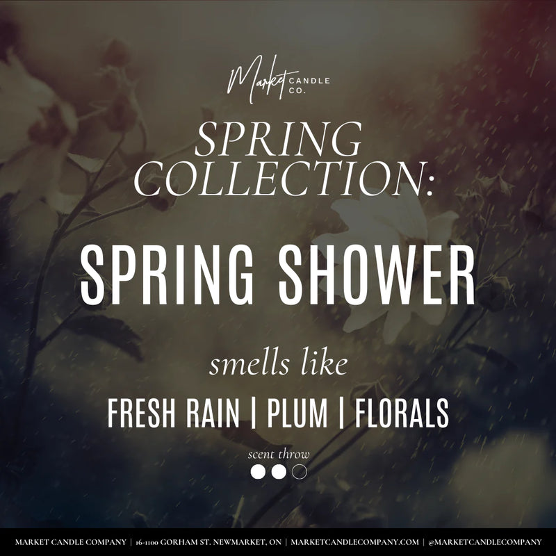 Spring Shower Soy Candle | Market Candle Company | Spring 2024