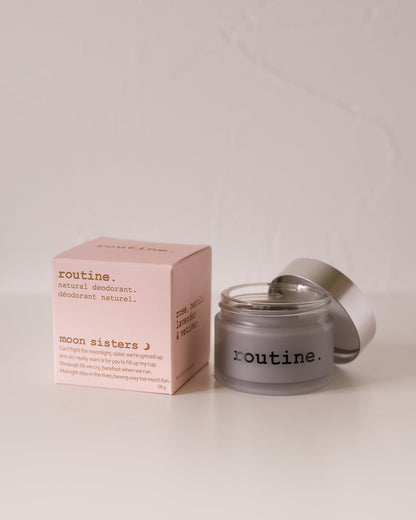 Moon Sisters Natural Deodorant | Routine Natural Beauty