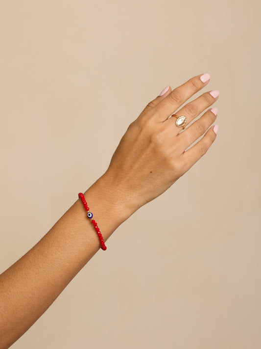 Evil Eye Stretch Bracelet |OLAEDA