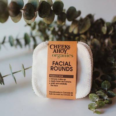 Organic Facial Rounds | Set of 12 | Cheeks Ahoy