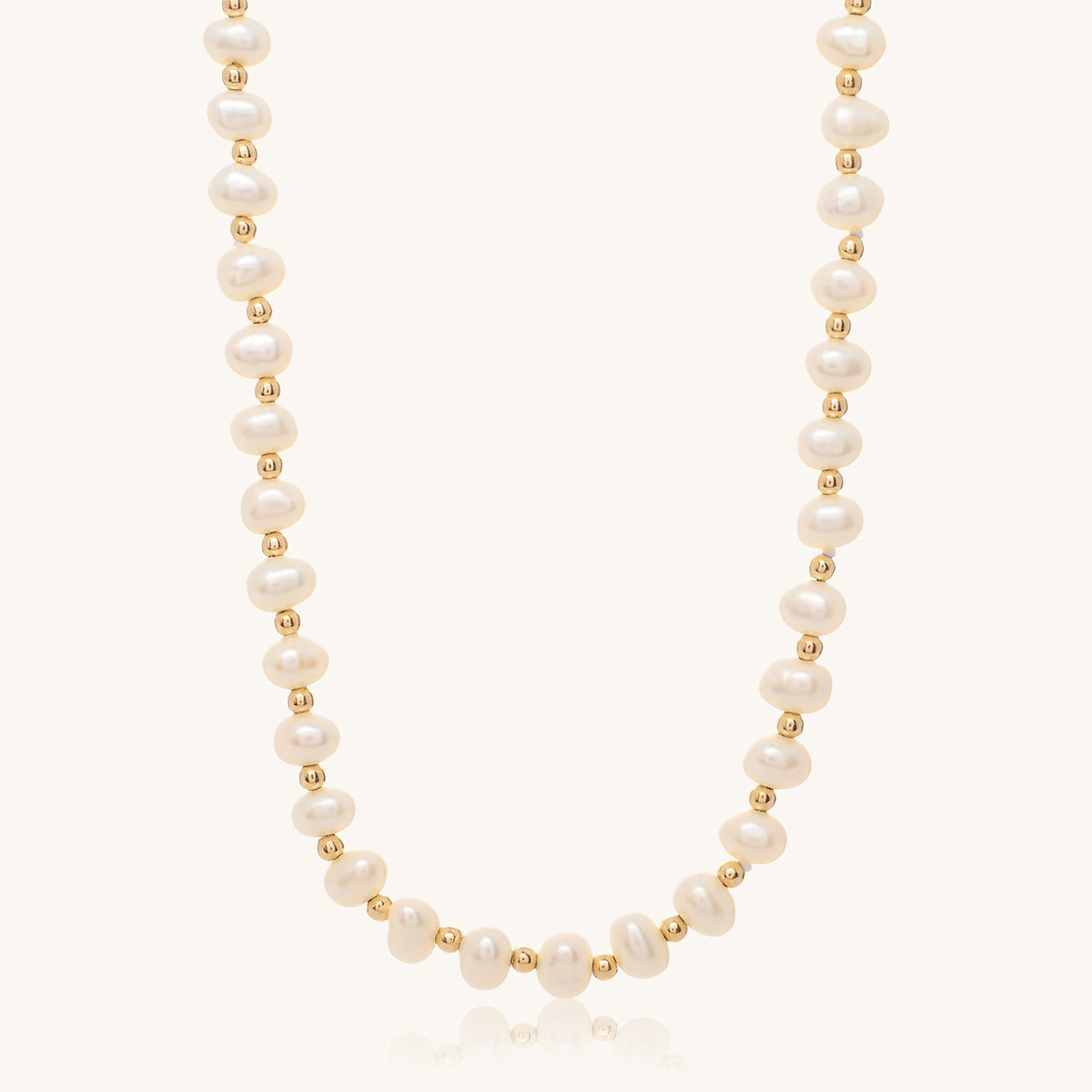 Fiona Organic Freshwater Pearl Necklace (18") | OLAEDA