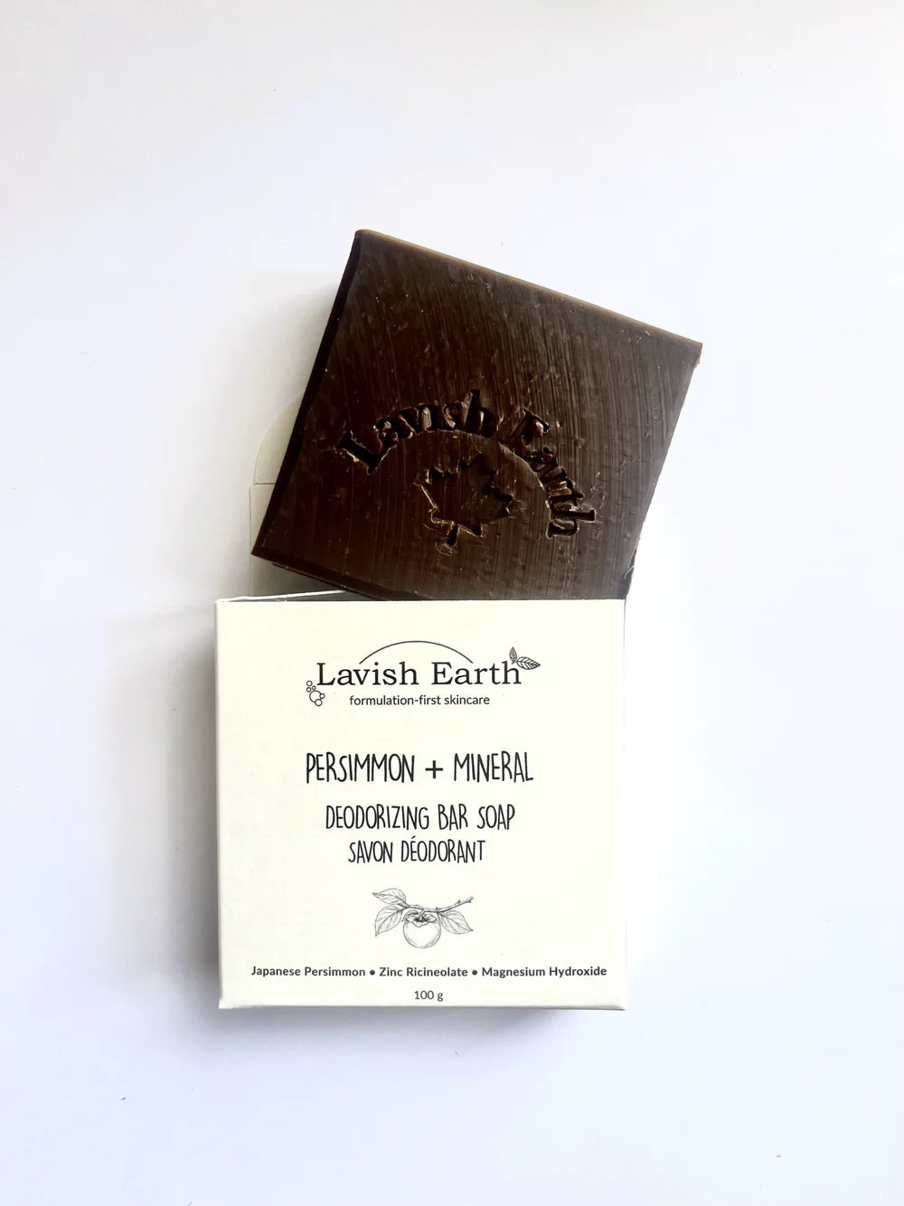 Persimmon + Mineral Deodorizing Bar Soap | Lavish Earth