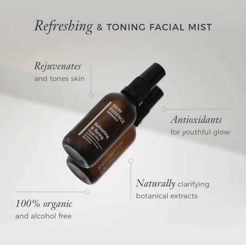 Refreshing and Toning Facial Mist| Skin Essence Organics
