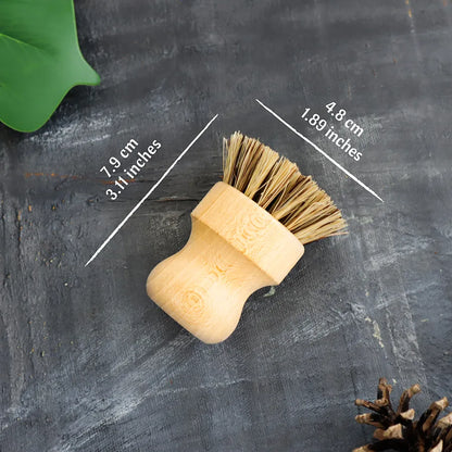 Sisal & Palm Pot Scrubber Brush | Plantish