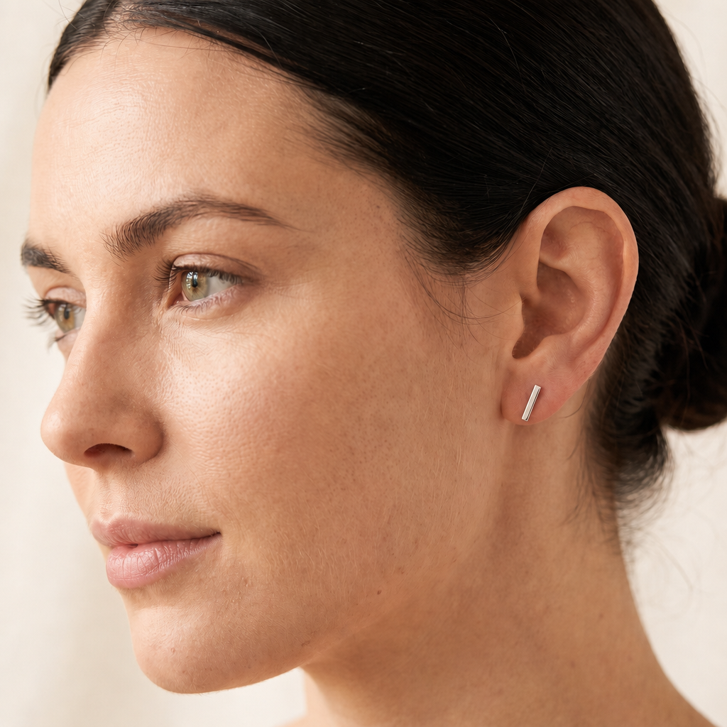 Sterling Silver Stud Earrings | OLAEDA