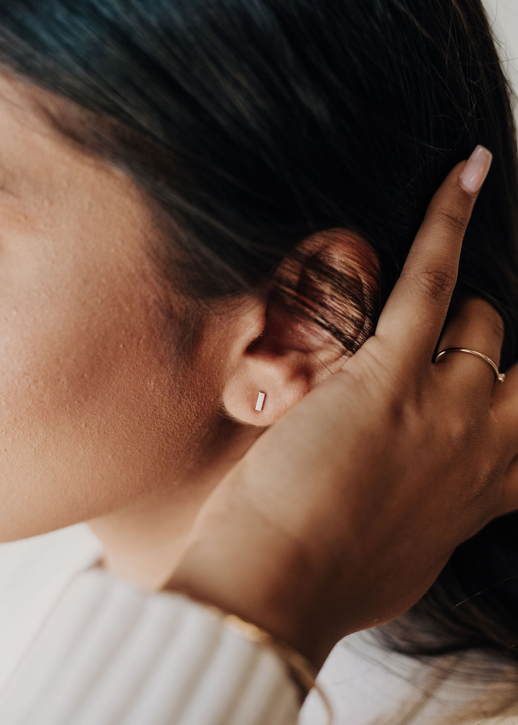 Sterling Silver Stud Earrings | OLAEDA