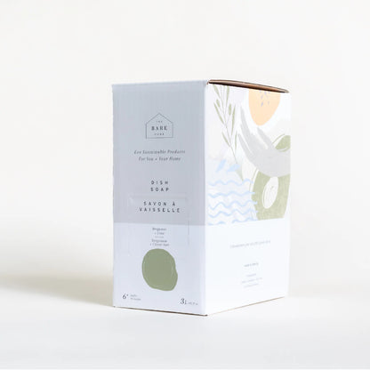 Dish Soap Lime Bergamont| The Bare Home