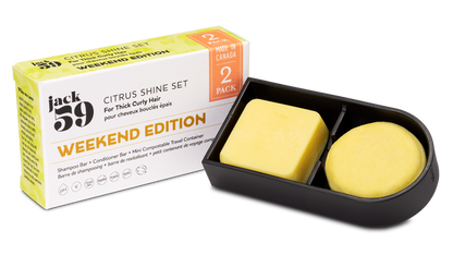 Citrus Shine Travel Set for Thick Curly Hair | Jack59