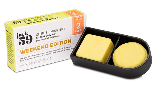 Citrus Shine Travel Set for Thick Curly Hair | Jack59