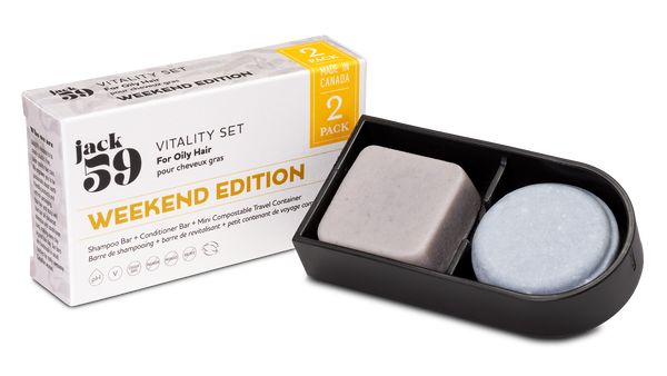 Vitality Travel Set for Oily Hair | Jack59