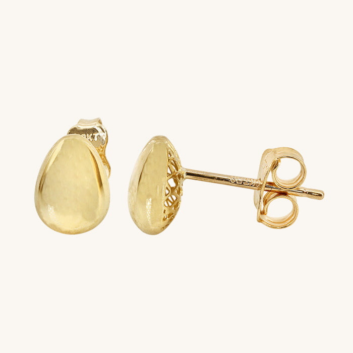 Solid Gold Stud Earrings | OLAEDA