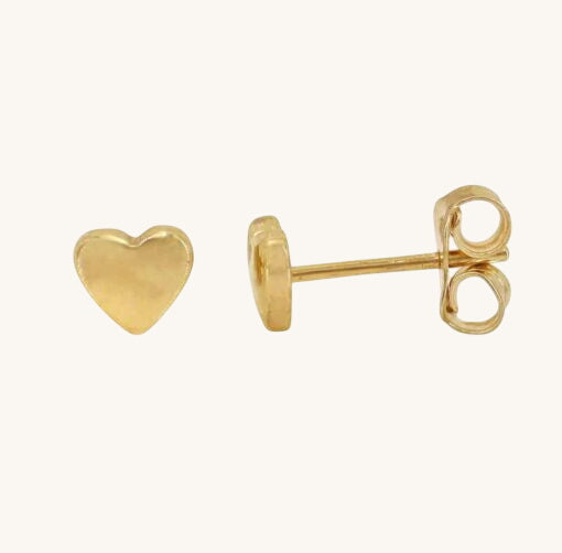 Solid Gold Stud Earrings | OLAEDA