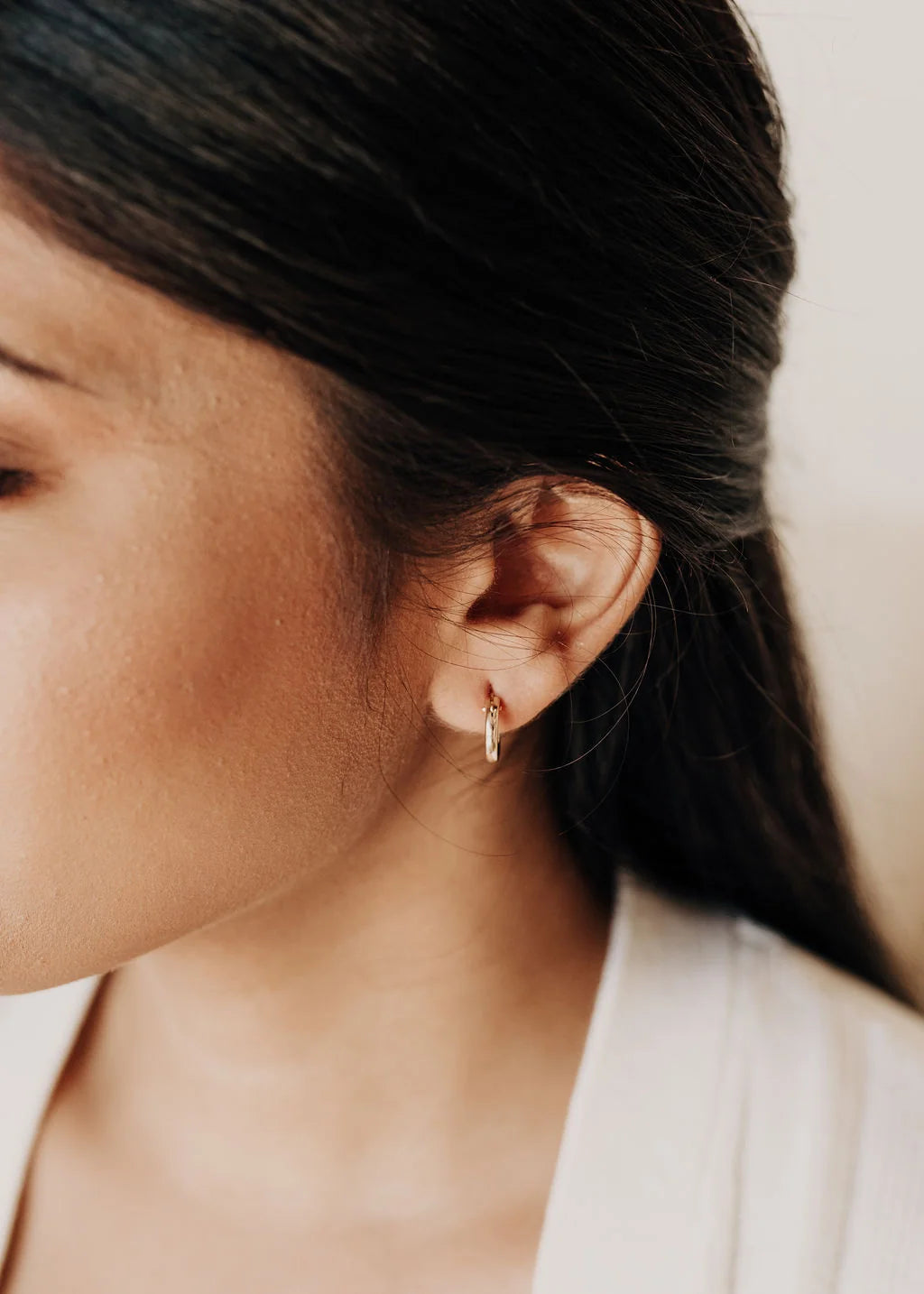 14K Gold Filled Hoops |  OLAEDA