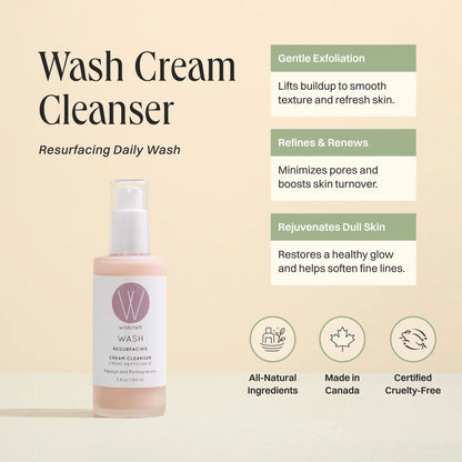 Wash Resurfacing Cream Cleanser | Wildcraft