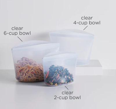 Reusable Silicone Bowls - 2 cup, 4 cup or 6 cup sizes  | Stasher